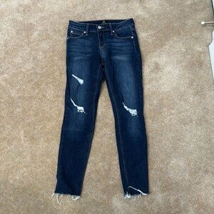 Just Black Dark Blue Skinny Jeans